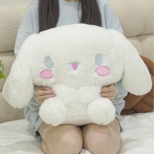 SEALED! Juju Cinnamon Roll Plush Large 20"Stuffed Kawaii Plushy/Pillow White Fun
